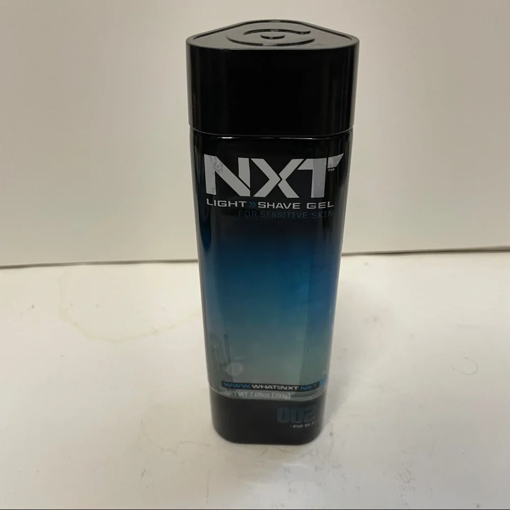 NXT Light Shave Gel For Sensitive Skin Light Formula 7.05 OZ HTF